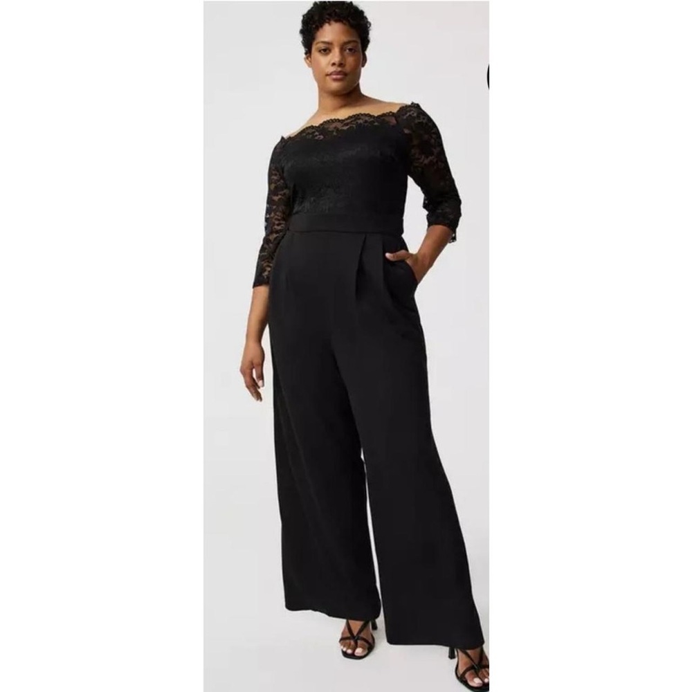 Chic Black Lace Jumpsuit